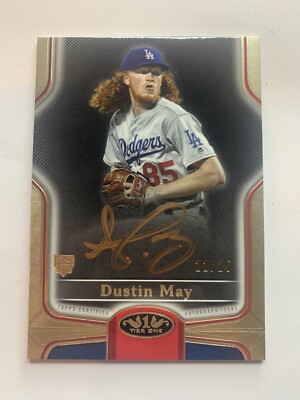 Dustin Autograph Dustin May - 2020 Topps Tier One Rookie RC Autograph Auto Bronze Ink ...