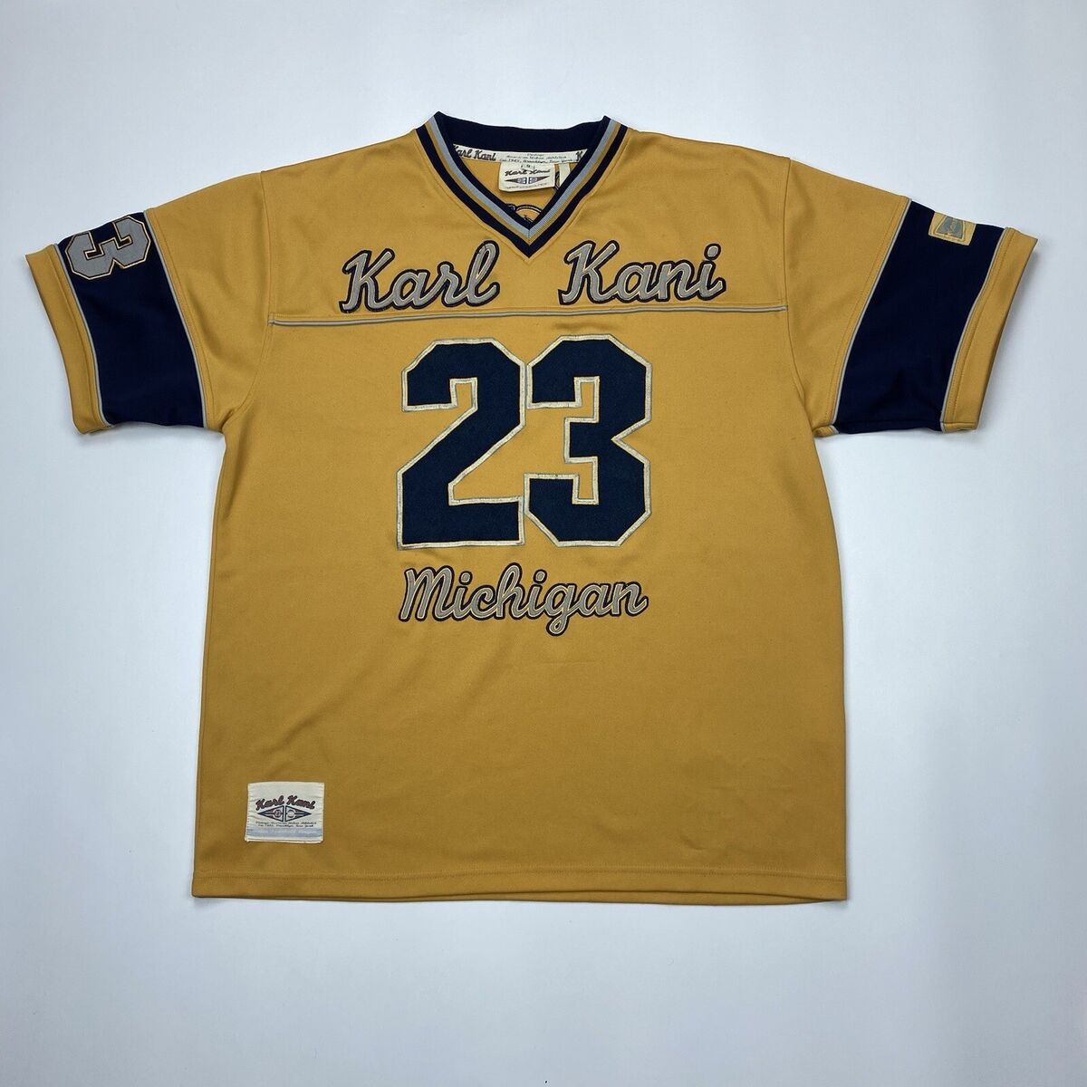 Karl Kani #23 Florida Yellow Vintage Shirt Jersey Size Small Karl Kani #23 Florida Yellow Vintage Shirt Jersey Size Small