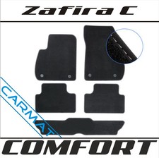 Fussmatten für Opel Zafira C 7-Sitzer Bj. 2012- Fussmatten Autoteppiche COMFORT