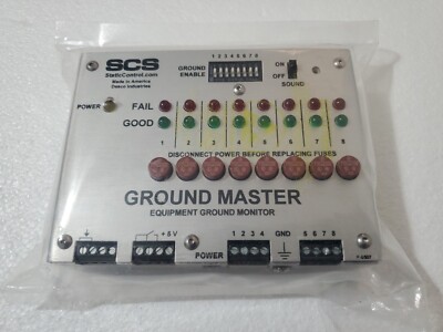 SCS GROUND MASTER Equipment Ground Monitor CTC065-RT-WW - Static Control