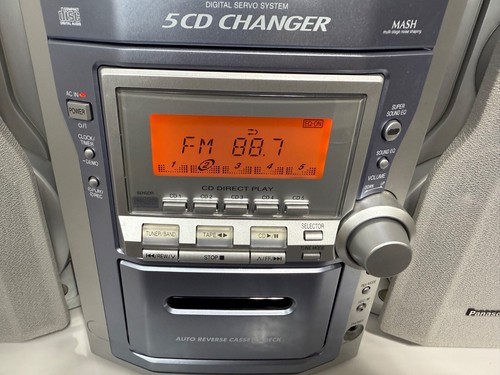Sistema estéreo de CD Panasonic SA-PM11 5 cambiador de CD con 2 altavoces probado - Imagen 3 de 17