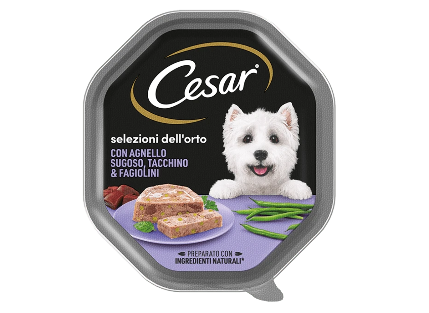 CESAR SELEZIONE DELL'ORTOCON AGNELLO ,TACCHINO E FAGIOLINI 150 GR