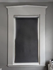 IKEA FYRTUR gray blackout roller blind smart wireless Tradfri  - 32in width