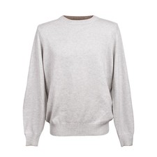 BRUNELLO CUCINELLI MEN'S FOG CASHMERE CREW NECK SWEATER MSRP 3350