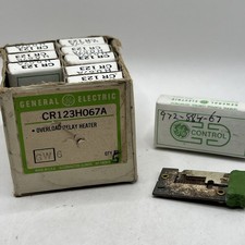 General Electric GE CR123H067A Overload Relay Heater 0.67A Lot of 9 NOS