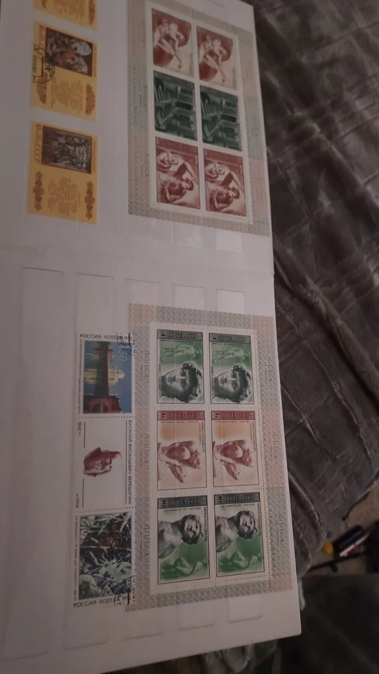Soviet Era Stamp Book Full With Soviet Stamps - Image 3 of 4