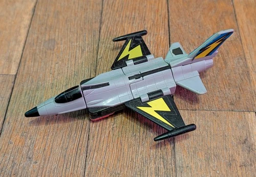SKYDIVE AERIAL BOT Original Transformers Toy F16 Jet-Robot 1985 Hasbro Takara