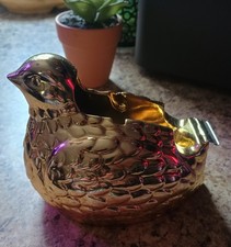 Gold Quail Bird Tape Dispenser Unique Nate Be...