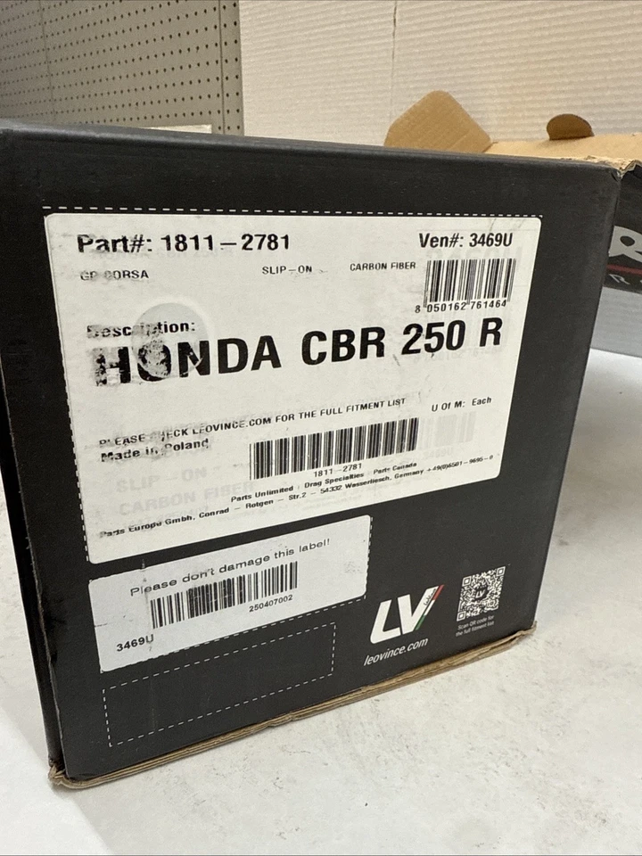 Muffler LeoVince GP Corsa 3469U for Honda 250 CBR R 2011-2013 - Image 3 of 4