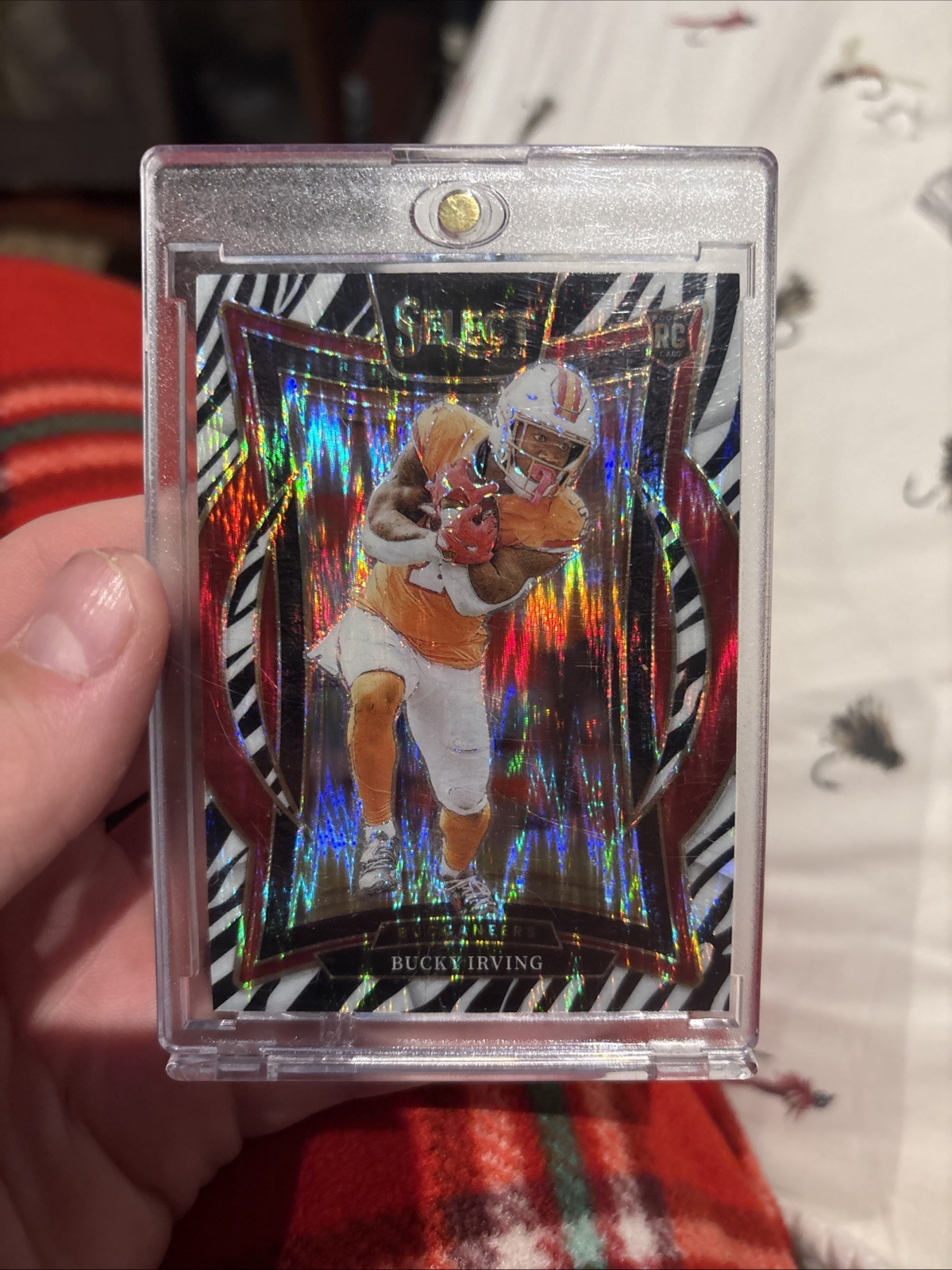 2024 Panini Select - Concourse Bucky Irving #4 Zebra Prizm (RC)