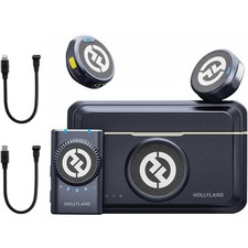 Hollyland LARK M2 DUO 2-Person Wireless Camera-Mount Microphone System 2.4 GHz