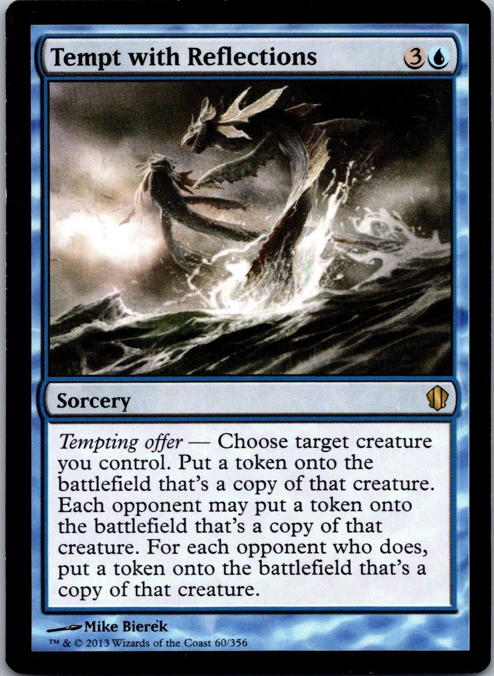 Tempt with Reflections 60 Rare Commander 2013 Magic: The Gathering MP