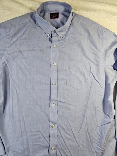 UNTUCKit Mens Shirt 2XL XXL Blue Check Long Sleeve Button Up Wrinkle Free - Picture 3 of 9