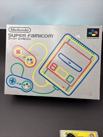 Nintendo Super Famicom SFC Console BOX &2 games  Mario Kart Super Mario All Star