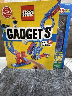 2018 Klutz Lego Gadgets Book Kit With Bricks Build 11 Machines New Sealed 41585
