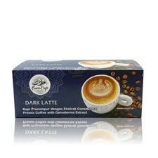1x GANO EXCEL Ganocafe Dark Latte Ganoderma Lucidum – Sugar-Free Instant Coffee