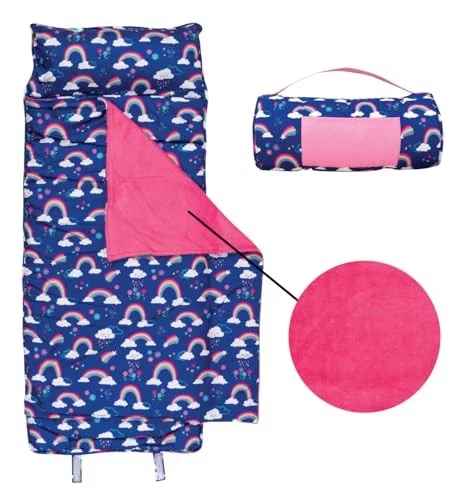 Alfombrilla para dormir Stephen Joseph Rainbow para niños manta suave almohada para siesta 1 unidad Foto 3 de 4