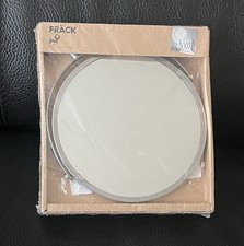 NEW IKEA FRÄCK Extendable Wall Mirror Stainless Steel Round Silver