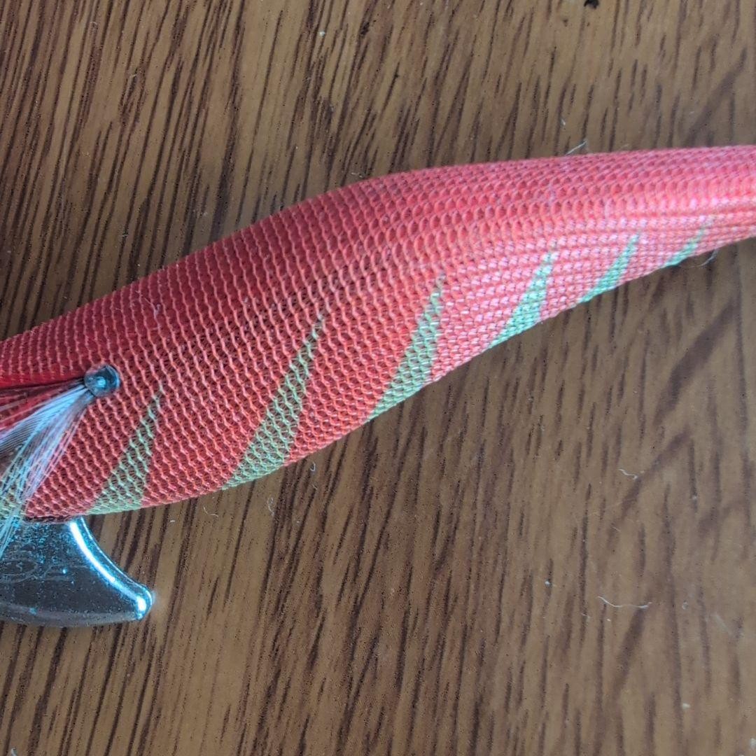 Daiwa Hard Egi Lure Red Gold Accents Realistic Action Fishing Tackle - Image 4