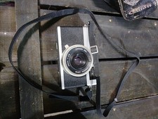 Canon Canonet 28 35mm Rangefinder Film Camera With Case Not Tested