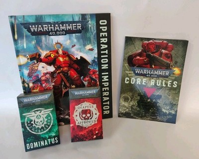 40k Armageddon - 11th Ed Core Rules, Chapter Approved Deck + Dominatus Pack