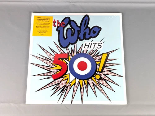 The Who - Hits 50! Mint New Sealed. 2X LP Double Vinyl Record. 3794051