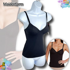 NWT Maidenform Women's S Firm Control Tummy-Shaping Foam Camisole DMS130 Black