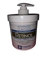 New Advanced Clinicals Retinol Advanced Firming Cream Fragrance Free 16 oz