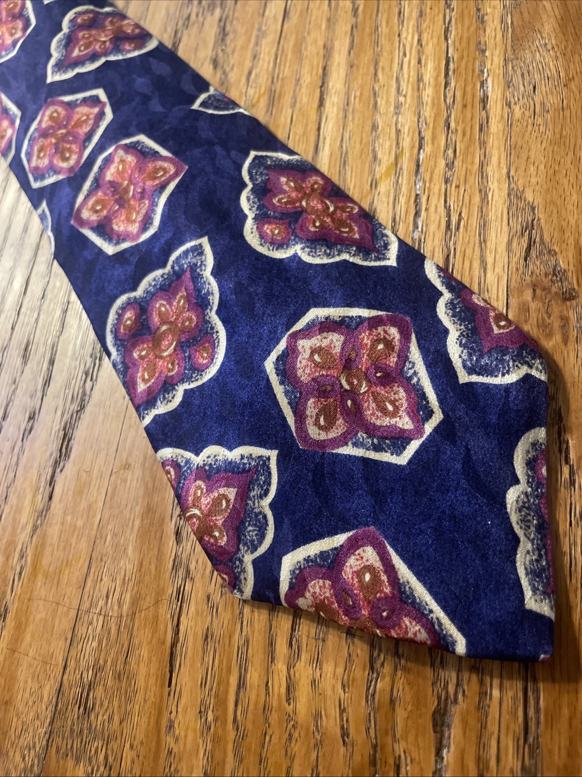 Vintage EUC Liberty Of London Jacquard Silk Floral Tie Men’s USA Made Necktie