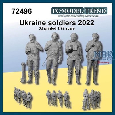 FC MODEL TREND FCMT72496 Ukrainian soldiers 2022 (1:72)
