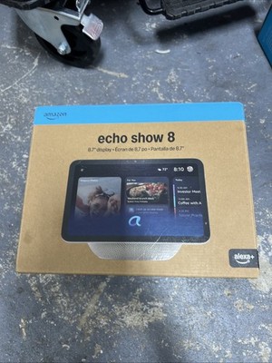 Echo Show 8 (3rd Gen) HD Smart Display Alexa Speaker Glacier White