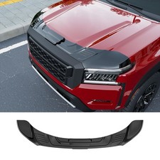 2022-2026 Nissan Frontier Hood Deflector Bug Shield Glossy Black Abs Protector
