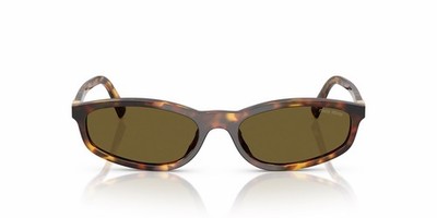 MIU MIU MU A06S 14L09Z Honey Havana Dark Brown Lens Women