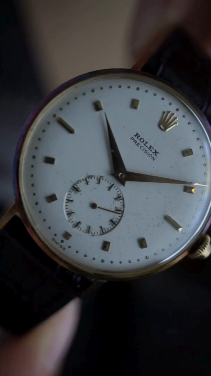 Rolex Vintage Precision Ref. 4410 18k Yellow Gold 34mm Manual 1946
