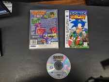 Sonic 3D Blast (Sega Saturn, 1996) CIB Tested and Works!