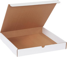 Pizza Boxes 14X14X2 White, 50-Pack for Takeout  Delivery