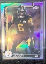 2025 Topps Chrome #260 Patrick Queen-Refractor- Pittsburgh Steelers 🔥