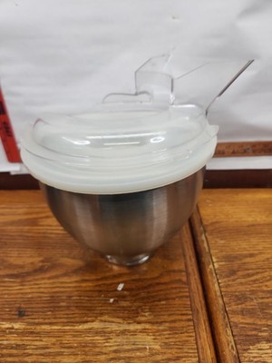 KitchenAid 4.5 Qt K45 Brushed Stainless Steel Mixing Bowl W/ Pouring Shield