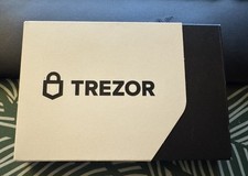 Trezor Model T Cryptocurrency Hardware Wallet with LCD Opened Never Used