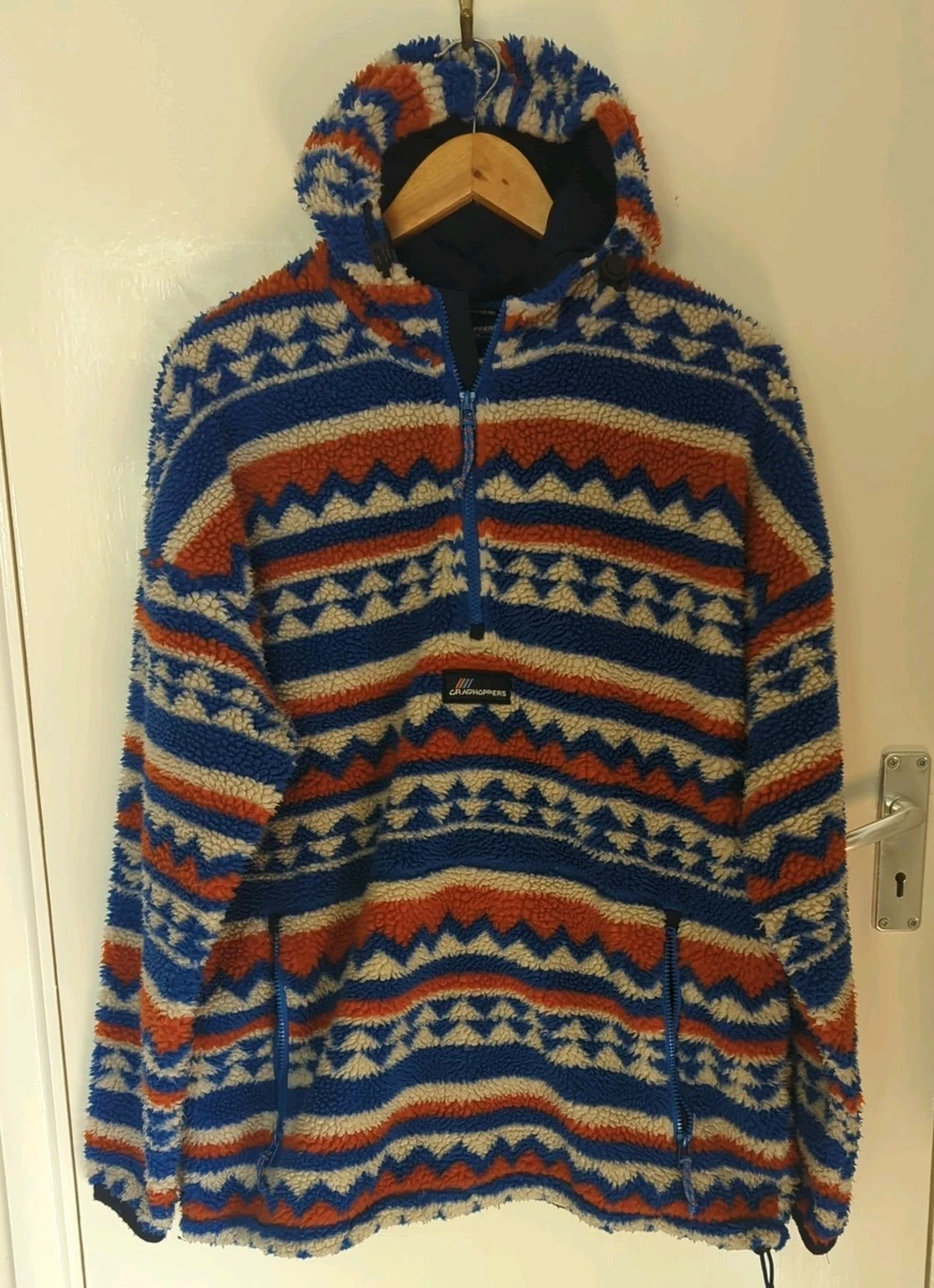 Pull 1/4 Zip Craghoppers Homme – L – Polaire épaisse Marron – Randonnée Extérieur