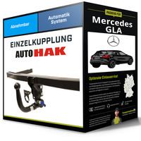 Abnehmbare AnhäNgerkupplung für Mercedes GLA 12.2013-12.2019 Typ X156 Auto Hak