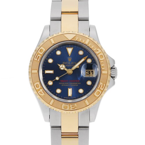 ROLEX Yacht master 69623 blue all tritium U Number second hand Women