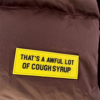 That's a Awful Lot of Cough Syrup Puffer Messenger Bag Brand New W