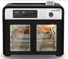 Chef-O-Matic Double Door Oven 28L Air Fryer with 18 Presets and Rotisserie  Set