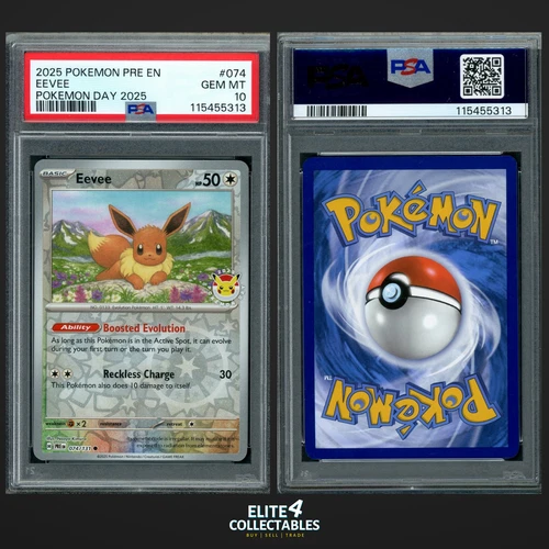 Eevee 074/131 Pokemon Day - PSA 10 (Prismatic Evolutions)