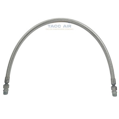 1/2'' x 36'' Braided Stainless Steel Flexible Compressed Air Line Flex Hose