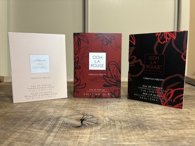 Christian Siriano Ooh La Rouge Exclusif Silhouette Au Naturel edp samples x 3