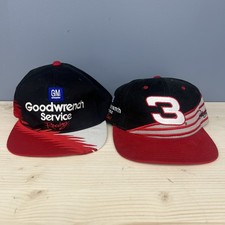  2 Dale Earnhardt Vintage SnapBack Hat Goodwrench Service GM Chase READ