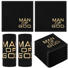 Buryeah 6 Pcs Pastor Towels for Men Pastor Hand Towels Woman of God Handkerch...