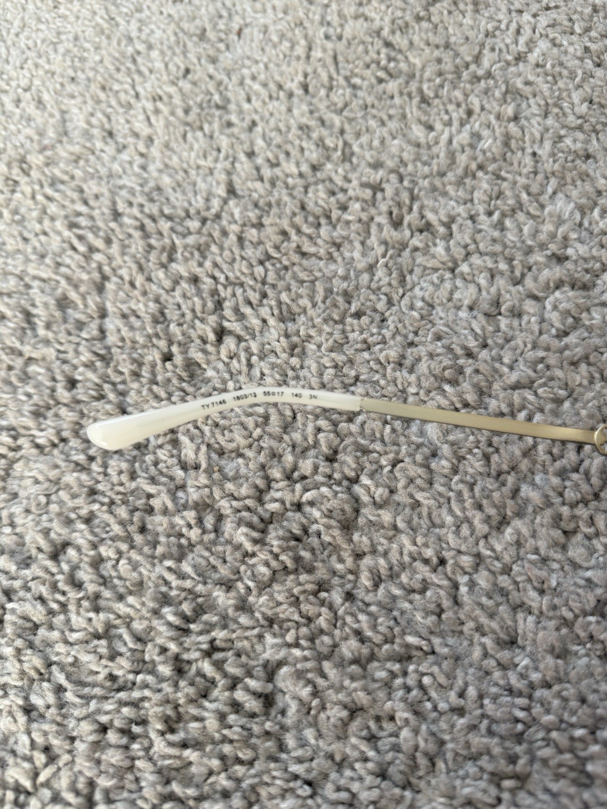 Tory Burch Women's Solid Ivory Angular Square Sun… - image 4